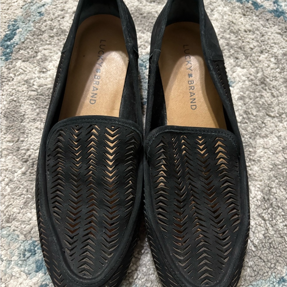 Lucky Brand Women's Black Loafers